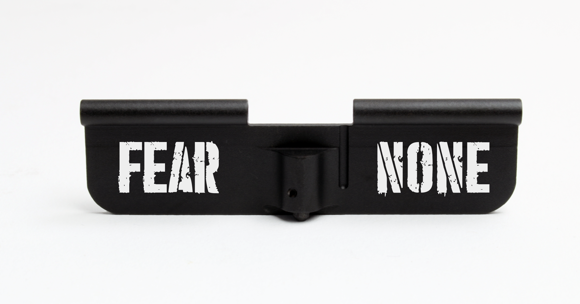 AR-15 Dust Cover "Respect all, Fear none"